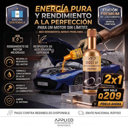 Boost Up 2x1 — Devuélvele la potencia a tu motor