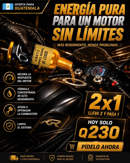 Boost Up 2x1 — Devuélvele la potencia a tu motor