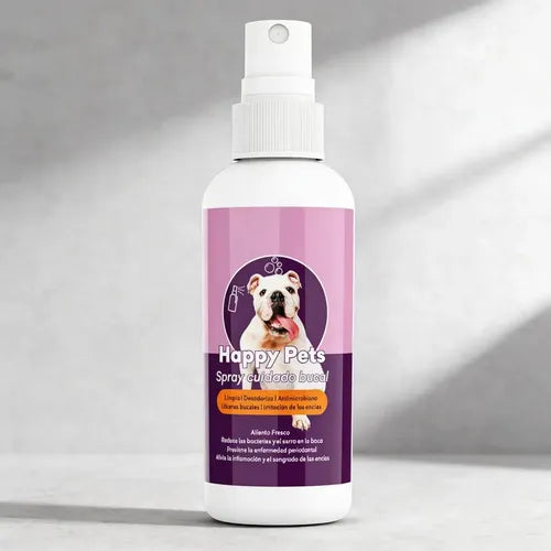 HappyPet Spray Bucal — Combate sarro y bacterias